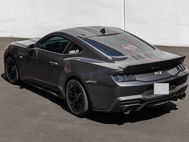 2024-UP FORD MUSTANG S650 | SMOKE TINTED REAR TAIL LIGHT TRIM BEZEL COVER